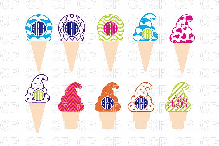 Ice Cream Bundle SVG Cut Files, Ice Cream Clipart