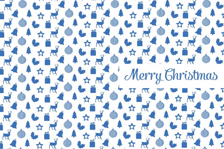 Christmas elements patterns