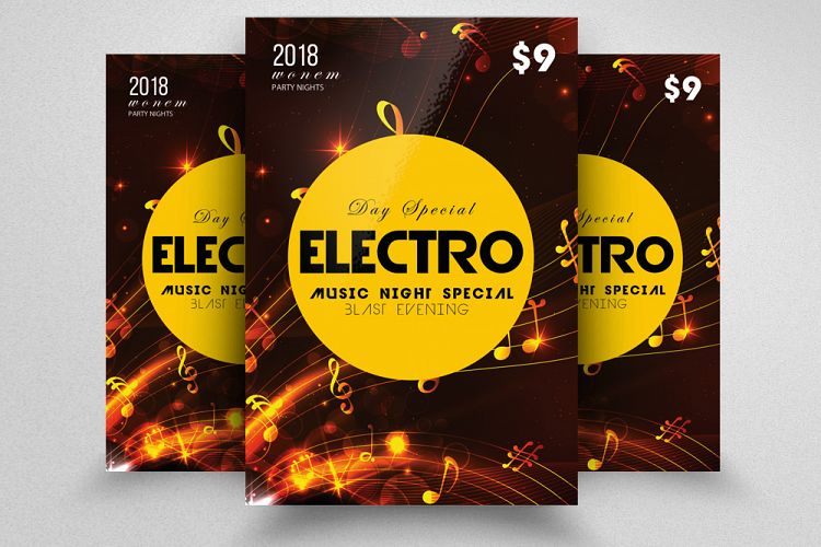 Electro Party Flyer