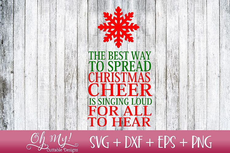 Spread Christmas Cheer - SVG Cutting File