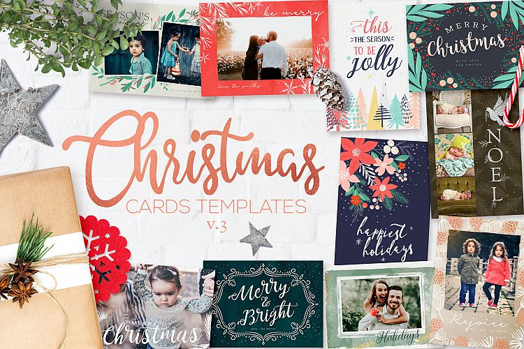 Christmas Card Templates v.3