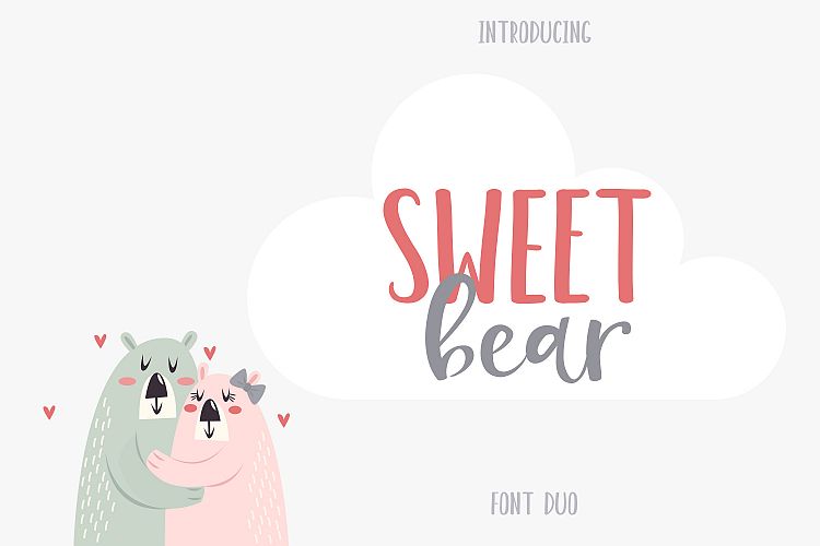 Sweet Bear Font Duo