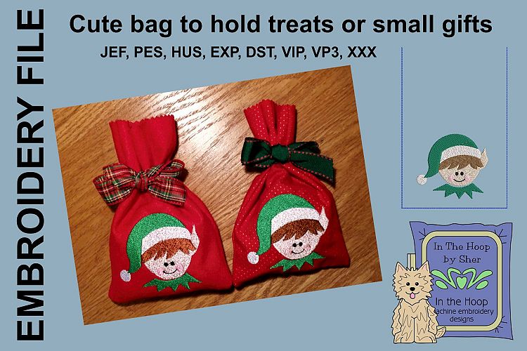 ITH Elf Treat Bag or Small Gift Bag