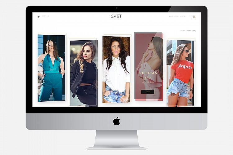 Svet - Fashion E-commerce PSD Template