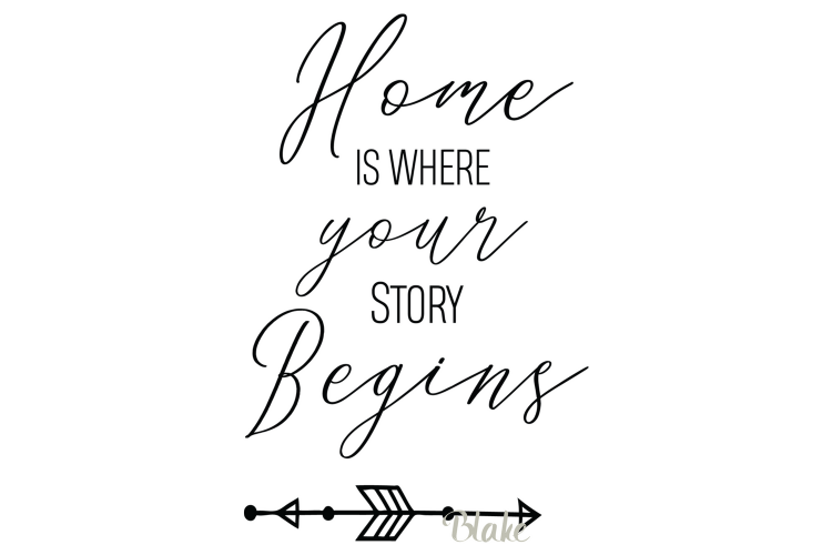 Home is Where your Story Begins SVG file Home Home decal svg