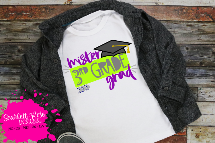 Mister 3rd Grade Grad - Boy SVG