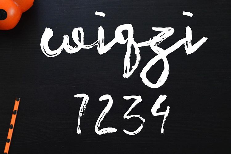 Wiqzi 7234 Font