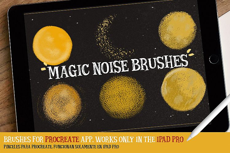 MAGIC NOISE BRUSHES for procreate
