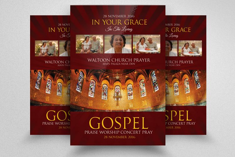 Sunday Prayer Church Flyer Template