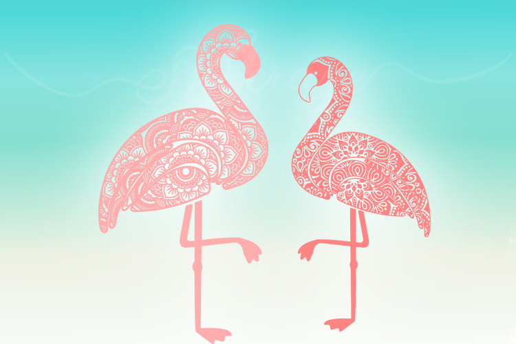 Flamingo Mandala Svg, Flamingo Mandala Svg, Mandala SVG