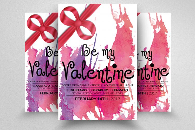 Valentines Day Flyer Template