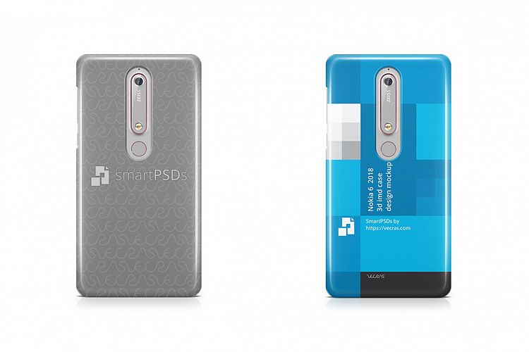 Nokia 6.1 3d IMD Case Design Mockup 2018