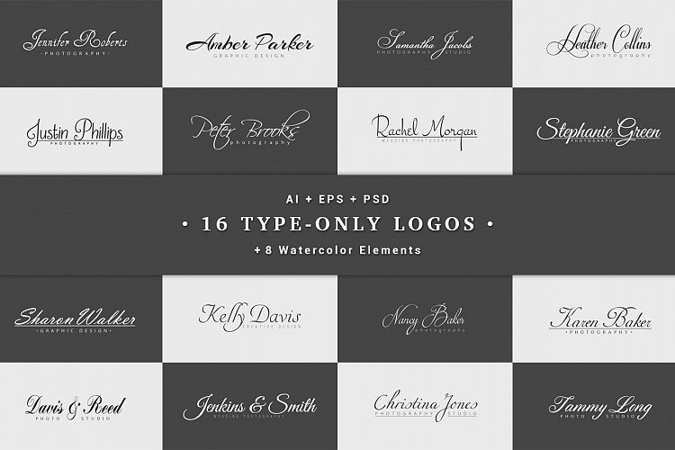 16 Type-Only Logos