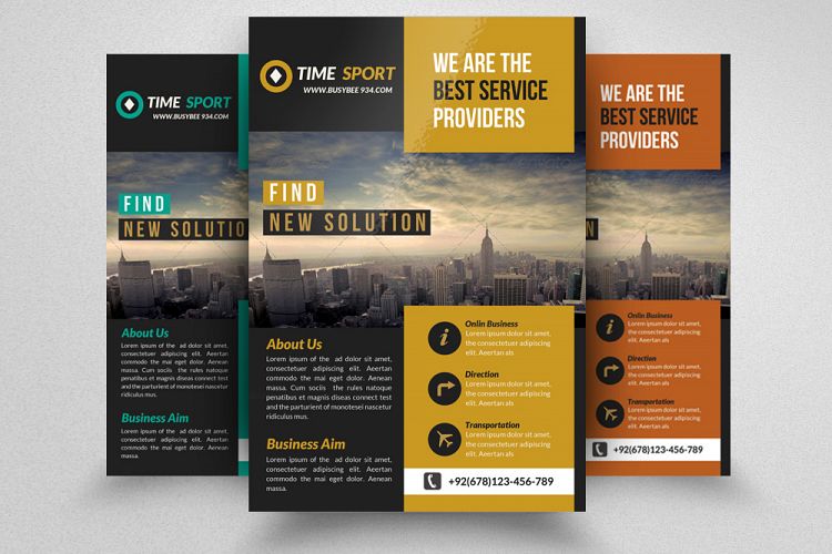 Business Industry Flyer Psd