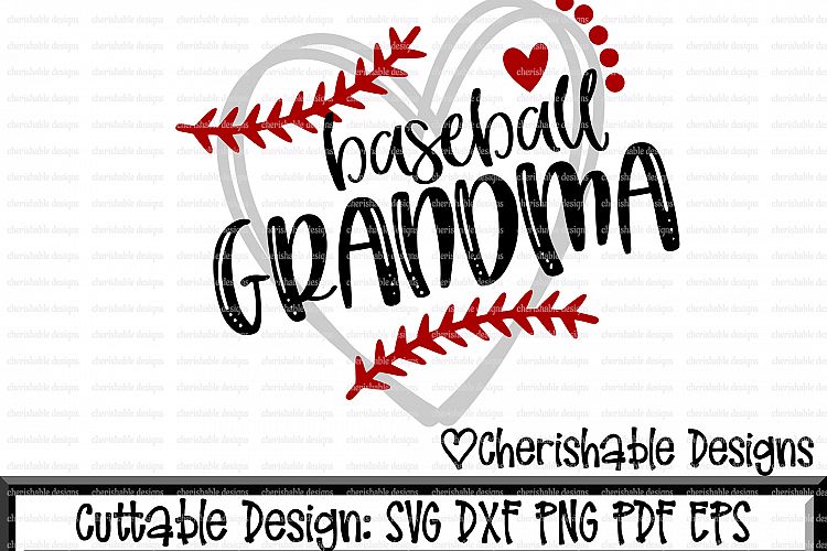 Baseball Svg, Baseball Grandma svg, Baseball Cutting file, heart frame baseball, dxf pattern, svg pattern, Cricut instant download