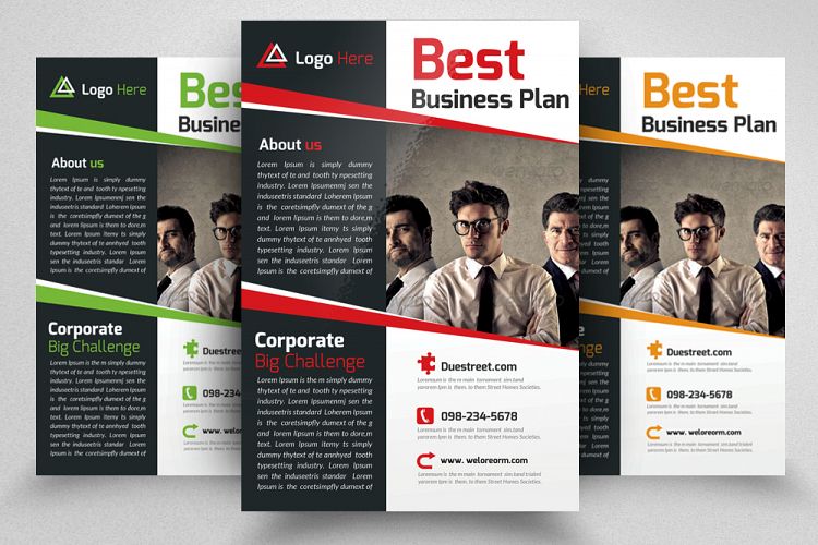 Business Solutions Consultant Flyer Template
