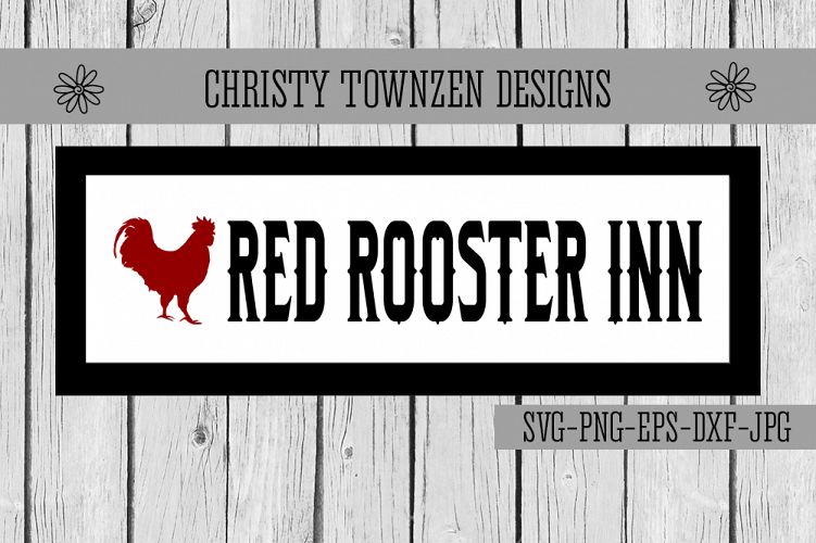 Red Rooster Inn SVG Design