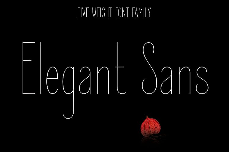 Elegant Sans Font Family