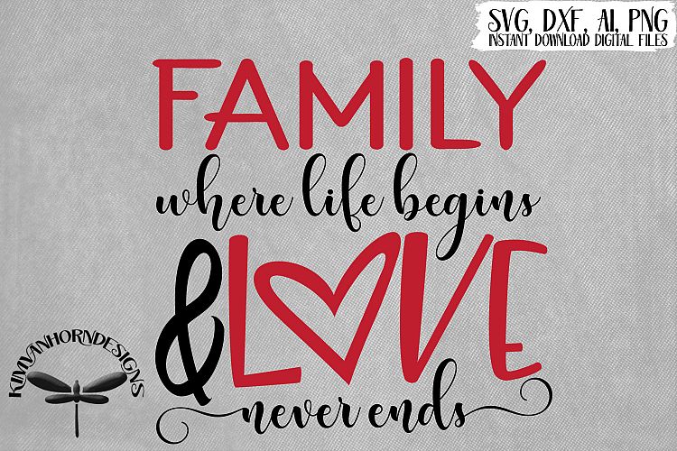 Family - Where Life Begins And Love Never Ends