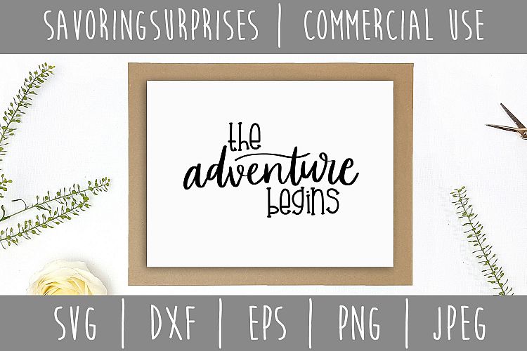 Download Free Svgs Download The Adventure Begins Thsvg Dxf Eps Png Jpeg Free Design Resources