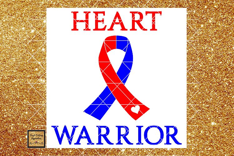 Heart Warrior Svg, Warriors Svg, Awareness Svg, Chd Svg, Chd Warrior Svg, Heart Disease Svg, Heart Defect Svg, Chd Awareness Ribbon Svg, Dxf