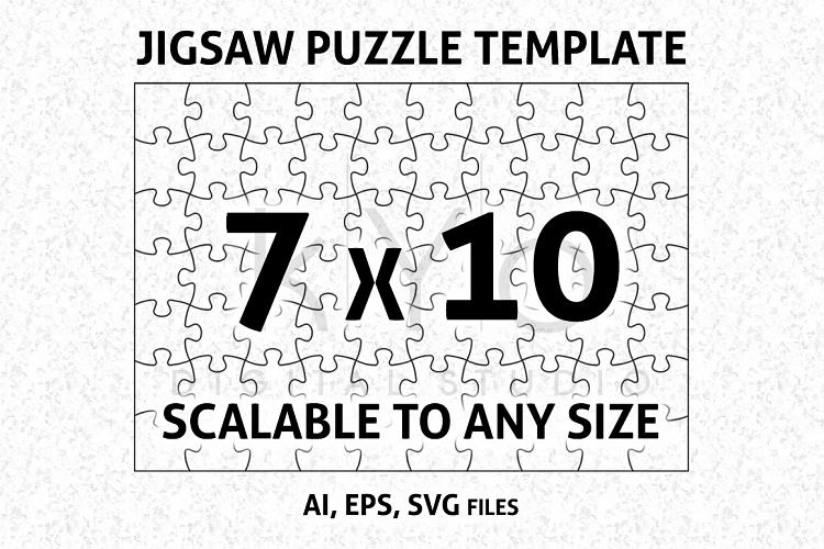 Jigsaw Puzzle Template AI EPS SVG DXF formars, Puzzle Vector, Puzzle Template Vector Image, vector puzzle pattern, 