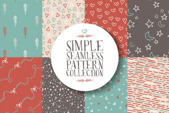 Simple seamless pattern collection