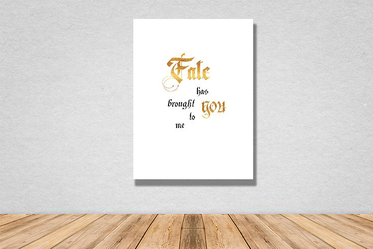 Anniversary print for your partner