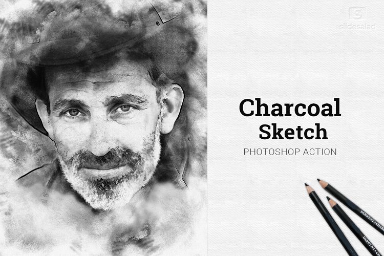 Charcoal Sketch Photoshop Action