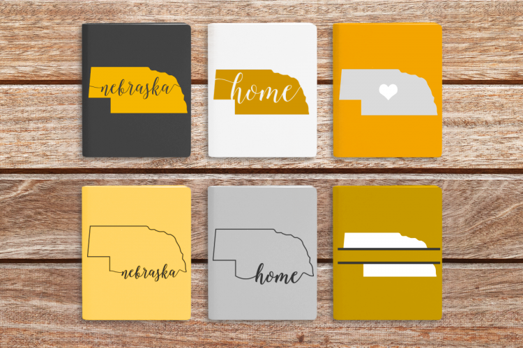 State of Nebraska SVG File Cutting Template