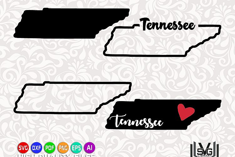 Tennessee Designs SVG - Tennessee cut files - Tennessee prints svg - Love Tennessee - Cricut files - Silhouette files