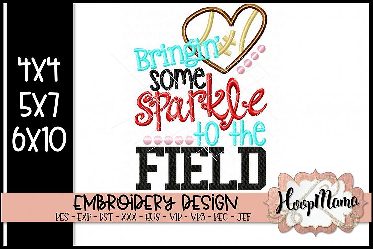 Bringin Some Sparkle To The Field - Football Embroidery