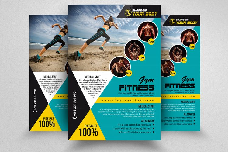 Body Fitness Club Flyer