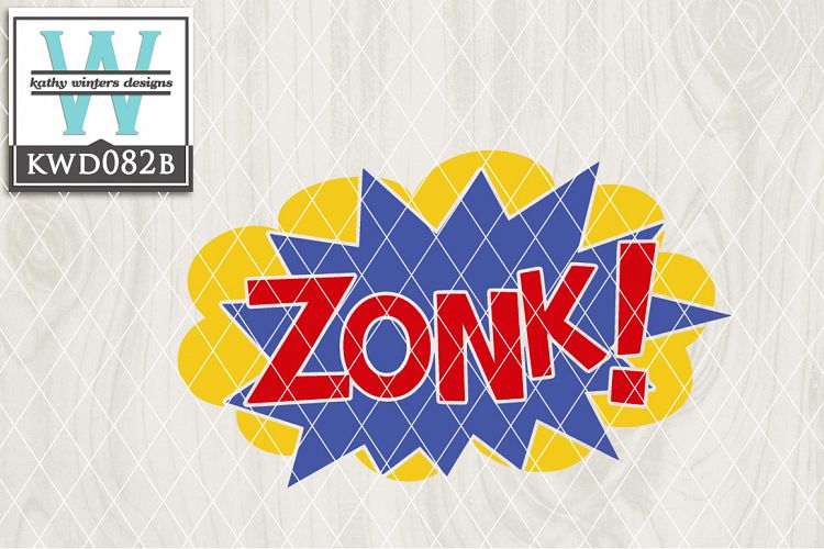 Comic Book Bubbles Cutting Files KWD082B