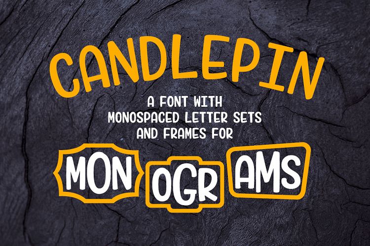 Candlepin: make fun monograms!