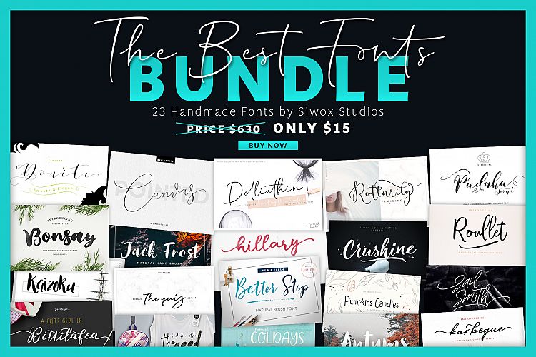 The Best Fonts Bundle!