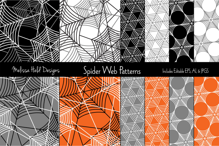 Halloween Spider Web Patterns