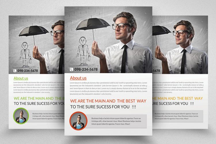 Insurance Company Business Flyer