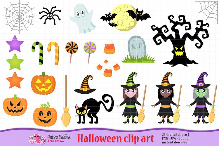 Cute Halloween clipart