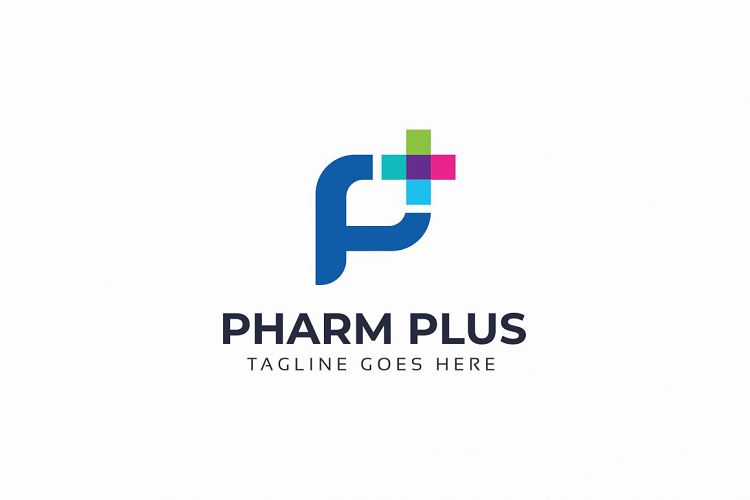 Plus P Letter Logo