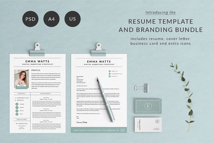 Resume Template & Branding Bundle