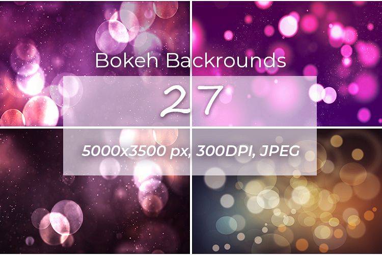 27 Bokeh Backgrounds