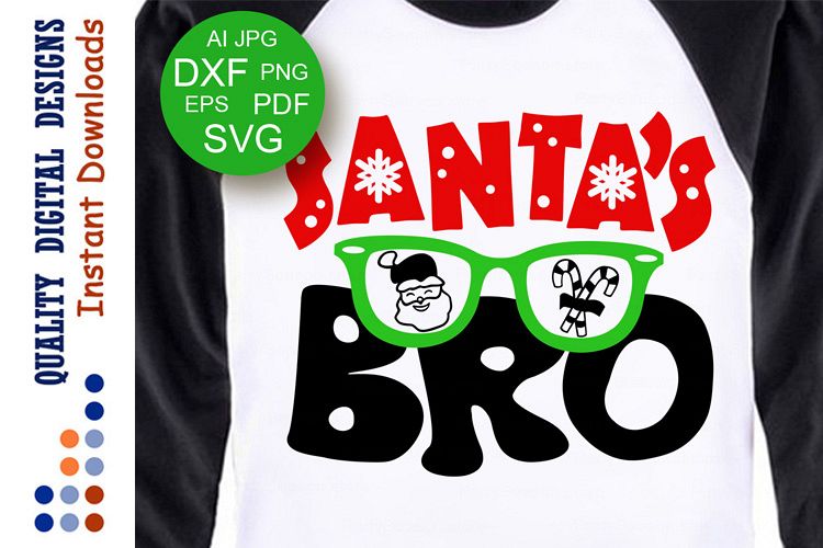 Santas Bro svg Christmas SVG Xmas decor svg Happy new year