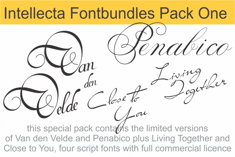 Intellecta Fontbundles Pack One