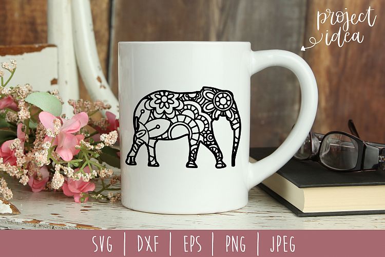 Free Svgs Download Elephant Mandala Zentangle Svg Dxf Eps Png Jpeg Free Design Resources