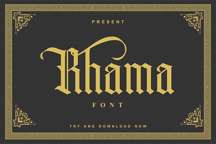 Rhama Font