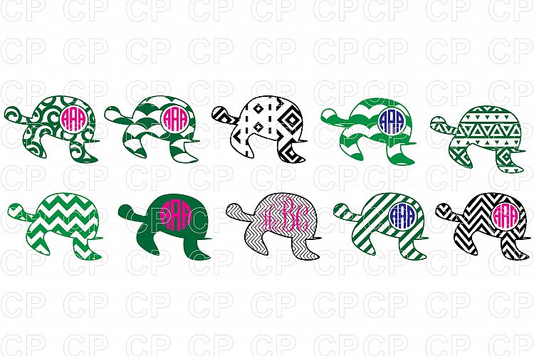 Sea Turtle Bundle SVG Cut Files, Turtle Clipart