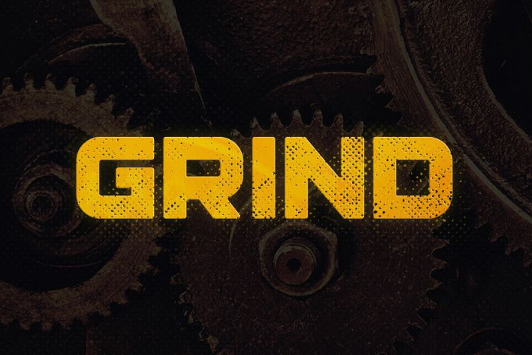 Grind Typeface