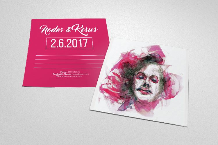 Multiuse Postcard Template