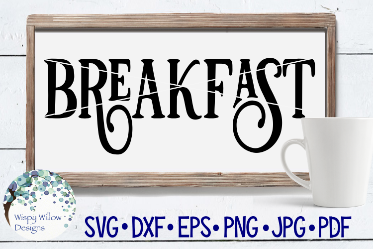 Breakfast Sign SVG